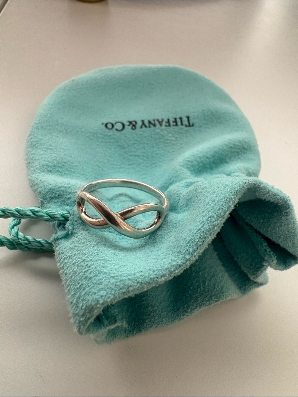 Tiffany & Co. Sterling Silver Infinity Ring - Silver